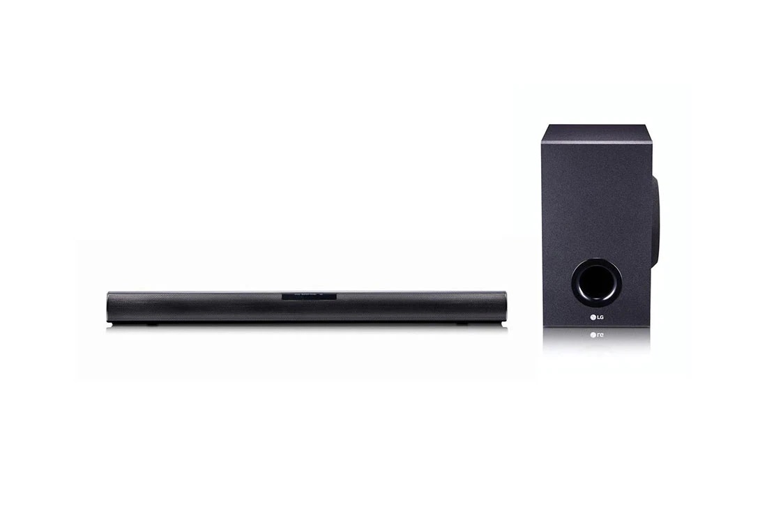 Lg 2.1 soundbar with sales subwoofer