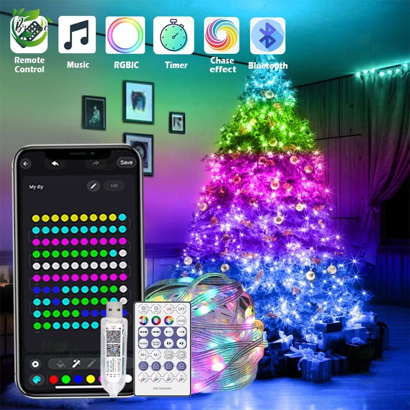 Bluetooth sales string lights